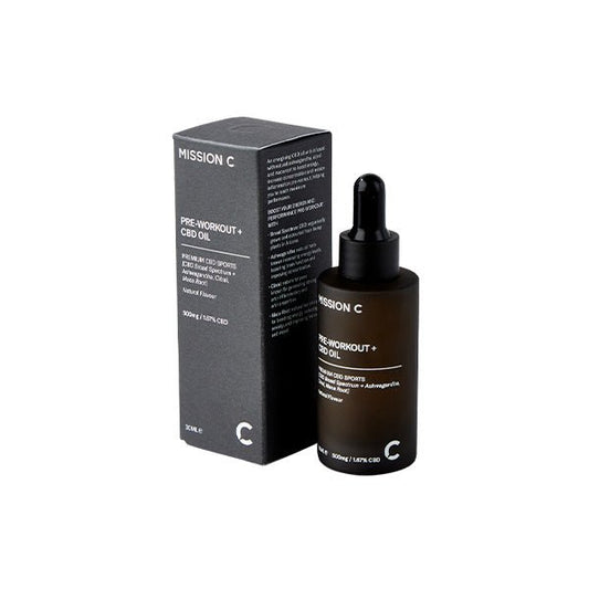 Mission C Pre - Workout + 500mg CBD Oil - 30ml - MAD! Coffee
