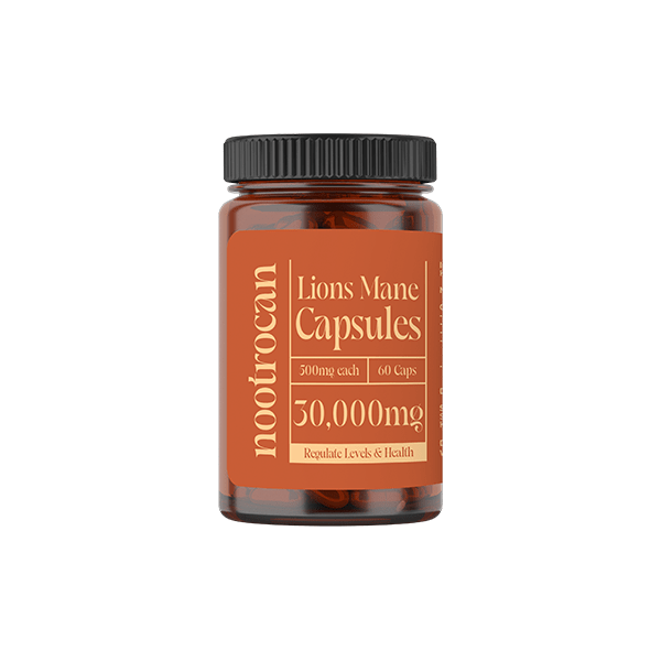 Nootrocan 30000mg Nootropic Vegan Mushroom Capsules - 60 Caps - MAD! Coffee, Nootrocan