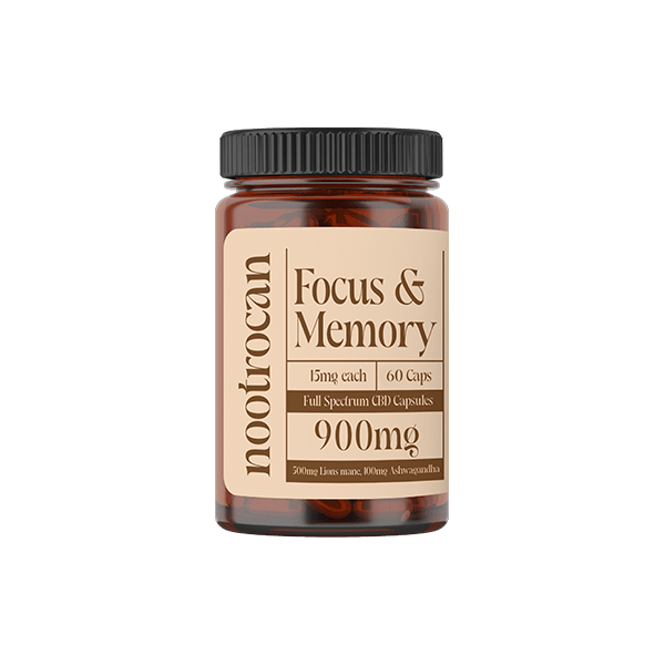 Nootrocan 900mg Full Spectrum CBD Nootropic Capsules - 60 Caps - MAD! Coffee, Nootrocan